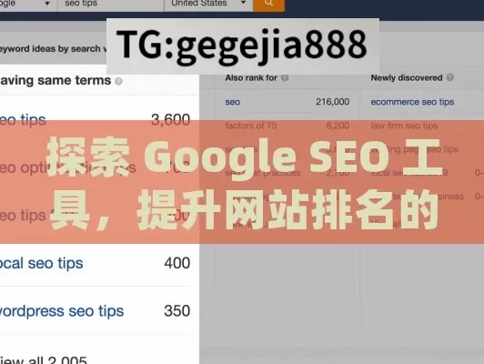 探索 Google SEO 工具，提升网站排名的利器,掌握Google SEO工具，提升网站排名的秘诀