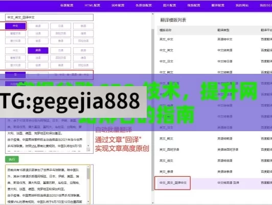 掌握谷歌 SEO 技术，提升网站排名的指南