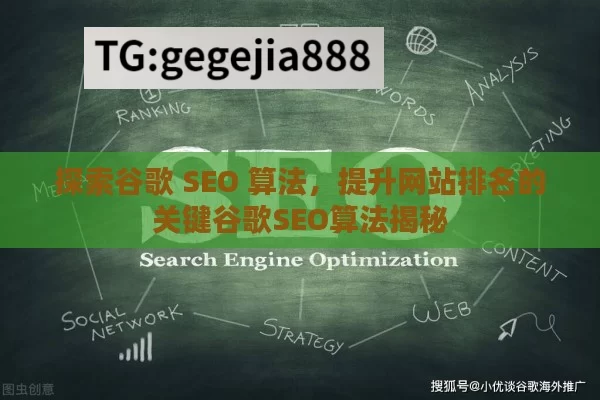 探索谷歌 SEO 算法，提升网站排名的关键谷歌SEO算法揭秘