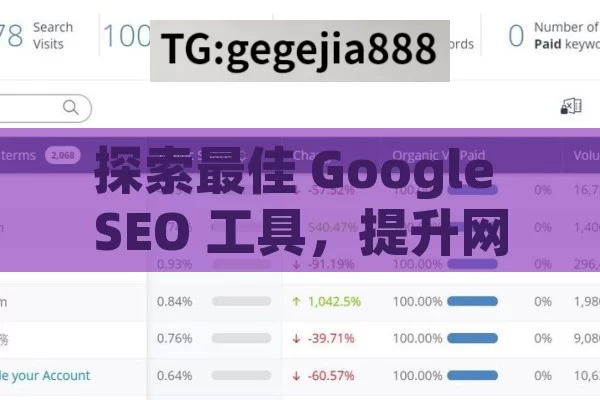 探索最佳 Google SEO 工具，提升网站排名的关键,揭秘最佳Google SEO工具