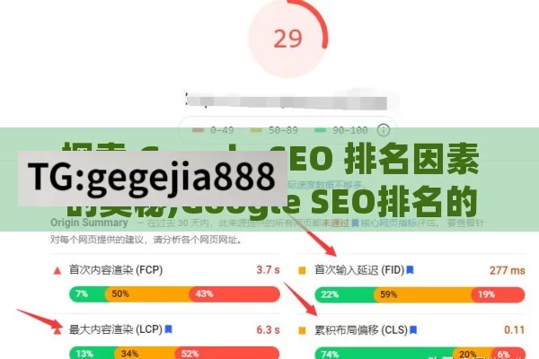 探索 Google SEO 排名因素的奥秘,Google SEO排名的关键因素