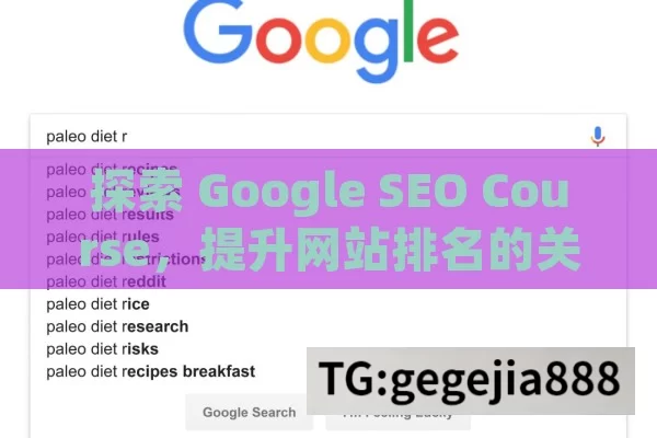 探索 Google SEO Course，提升网站排名的关键,掌握Google SEO课程，提升网站排名与流量