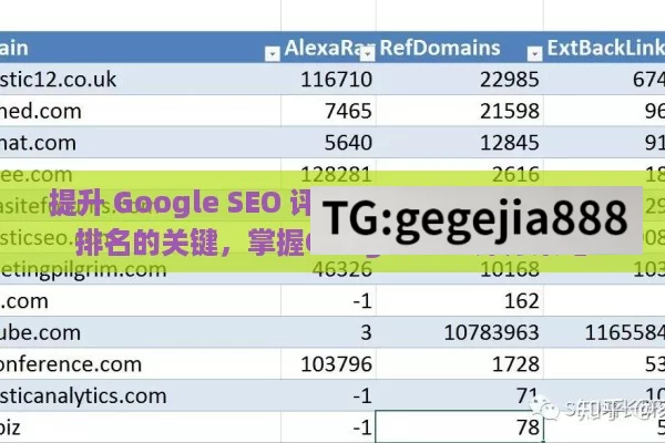 提升 Google SEO 评分的关键策略,提升网站排名的关键，掌握Google SEO评分策略